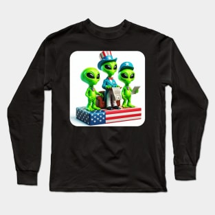 Little Green Men - Alien #13 Long Sleeve T-Shirt